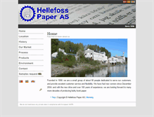 Tablet Screenshot of hellefoss.com